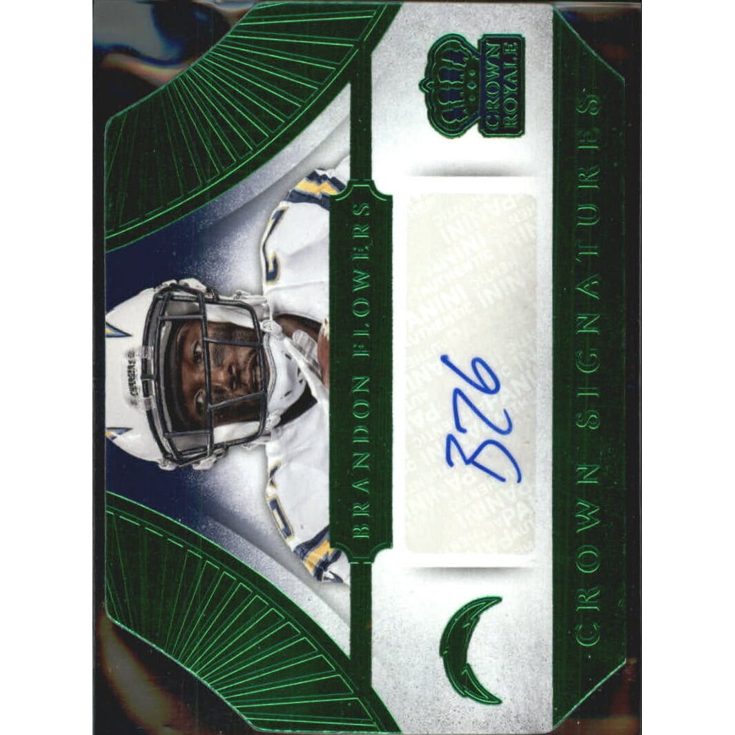2014 Crown Royale Crown Signatures Green #46 Brandon Flowers/5