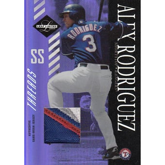 2003 Leaf Limited Threads Prime #3 Alex Rodriguez Rgr A