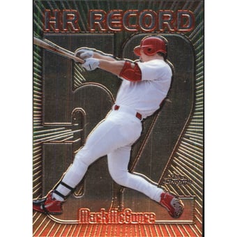 1999 Topps Chrome #220AZ Mark McGwire HR 52
