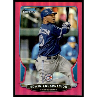 2013 Bowman Chrome Magenta Refractors #70 Edwin Encarnacion