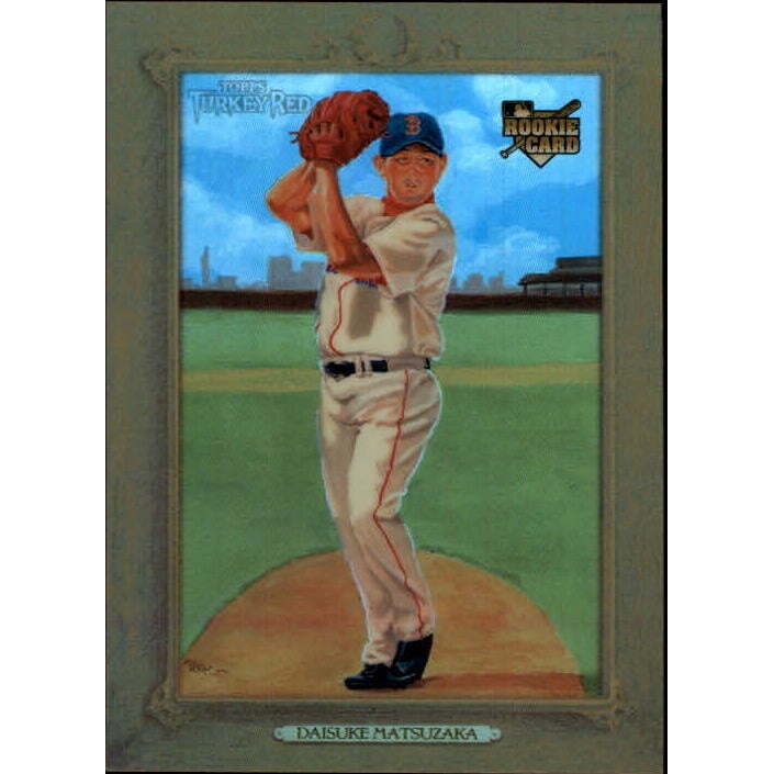 2007 Topps Turkey Red Chrome Refractors #110 Daisuke Matsuzaka. rookie card picture