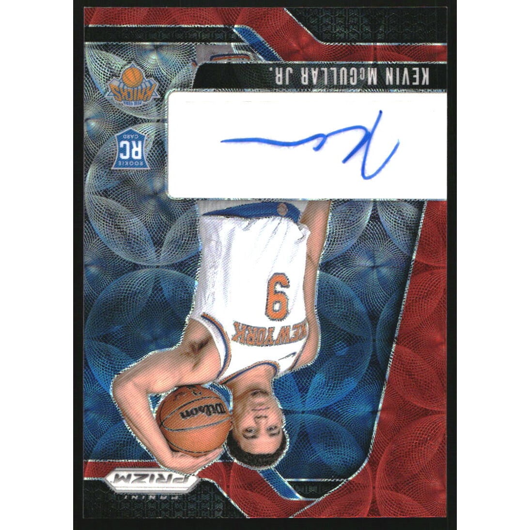 2024-25 Panini Prizm Rookie Signatures Prizms Choice #25 Kevin McCullar Jr.. rookie card picture