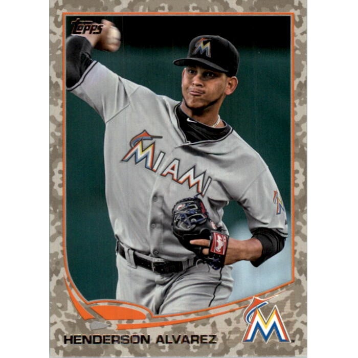 2013 Topps Camo #358 Henderson Alvarez. rookie card picture