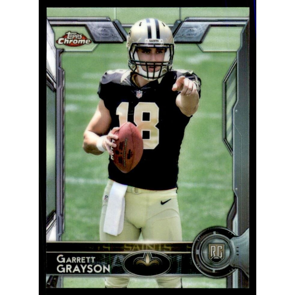 2015 Topps Chrome Mini #151B Garrett Grayson/pointing. rookie card picture