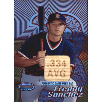 2002 Bowman's Best Red #152 Freddy Sanchez Bat