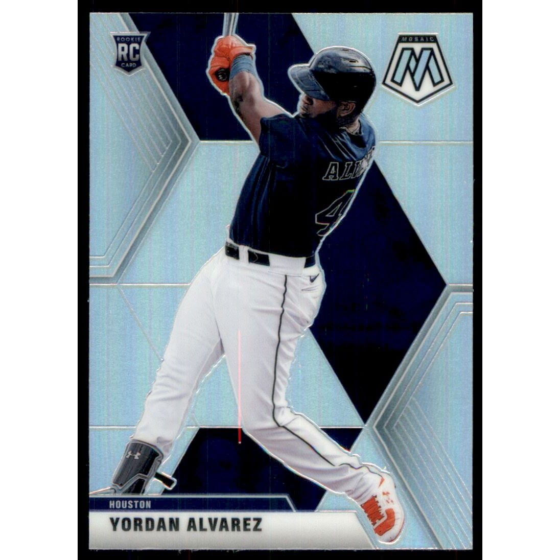 2020 Panini Mosaic Silver #3 Yordan Alvarez. rookie card picture