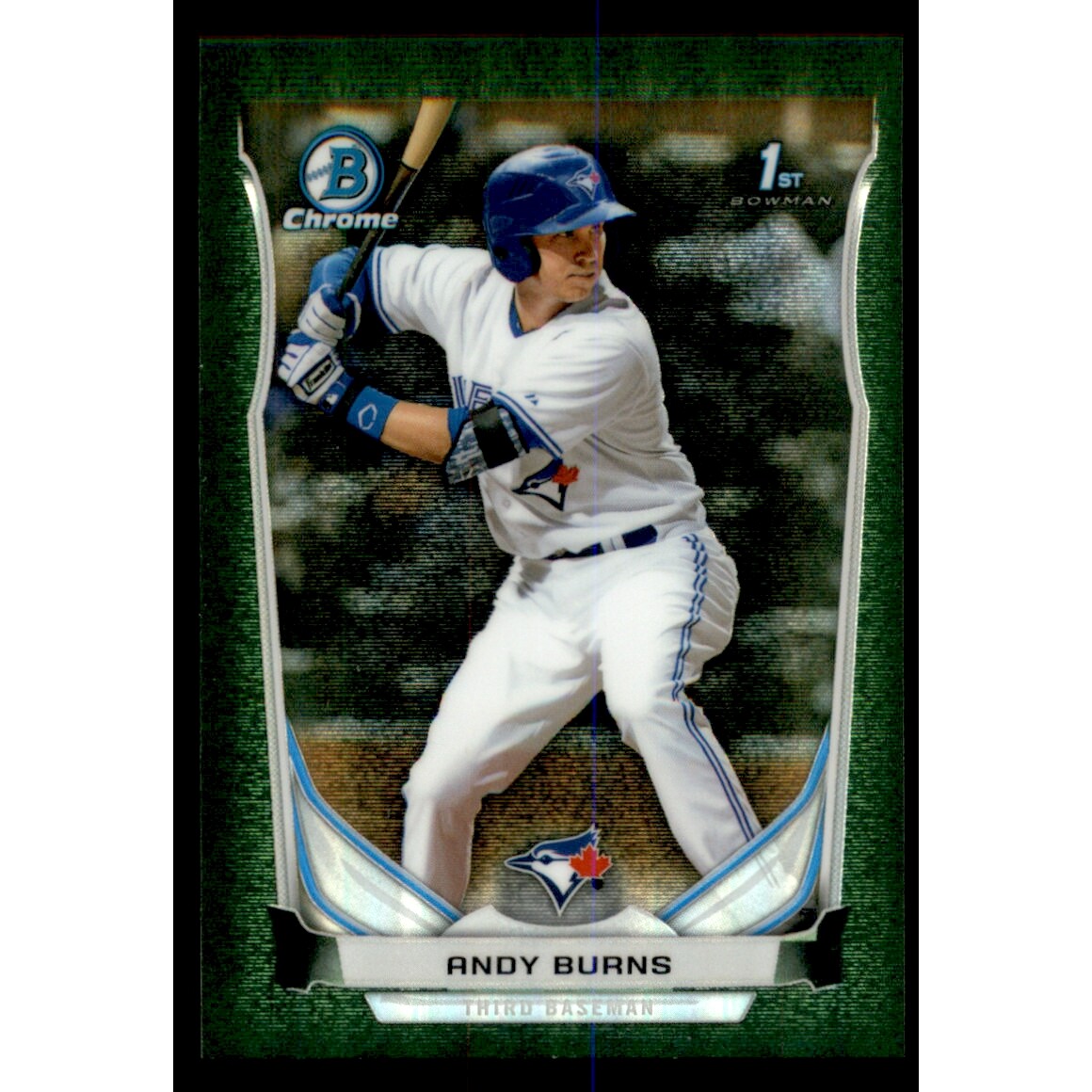 2014 Bowman Chrome Prospects Series 2 Black Static Refractors #BCP22 Andy Burns