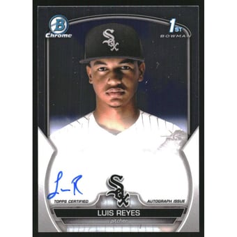 2023 Bowman Chrome Prospect Autographs #CPALRE Luis Reyes