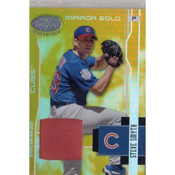 2003 Leaf Certified Materials Mirror Gold Materials #35 Steve Smyth Jsy
