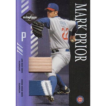 2003 Leaf Limited TNT Prime #144 Mark Prior A Bat-Jsy