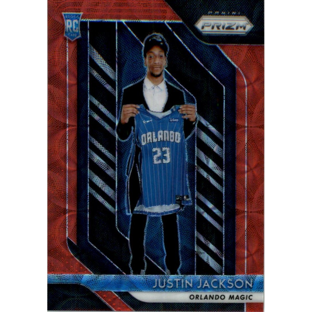 2018-19 Panini Prizm Prizms Choice Red #119 Justin Jackson. rookie card picture