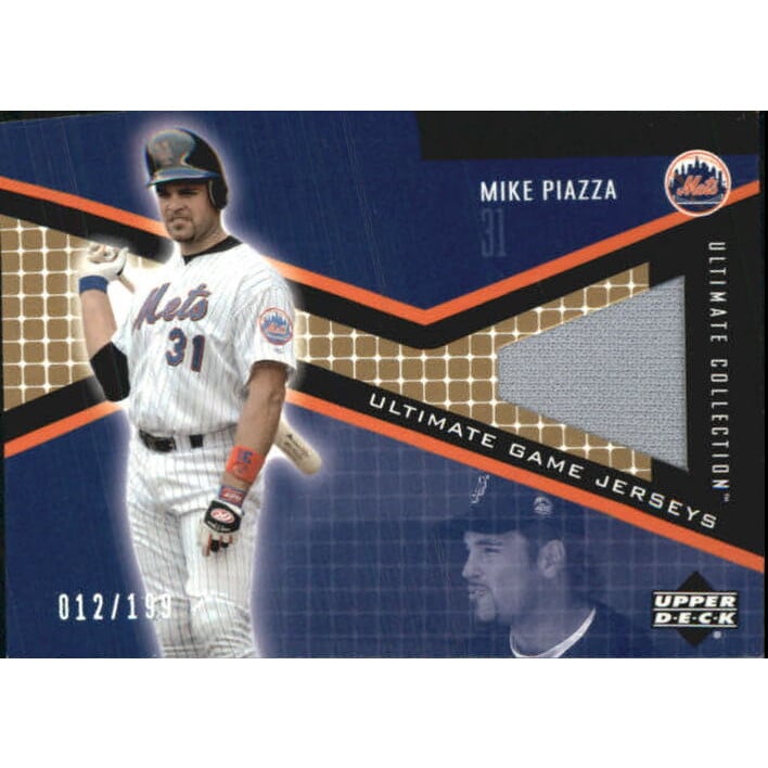 2002 Ultimate Collection Game Jersey Tier 3 #MP Mike Piazza