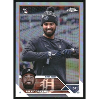 2023 Topps Chrome Update Photo Variations #USC128 Riley Greene