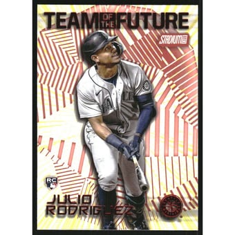 2022 Stadium Club Team of the Future Red #TOF13 Julio Rodriguez