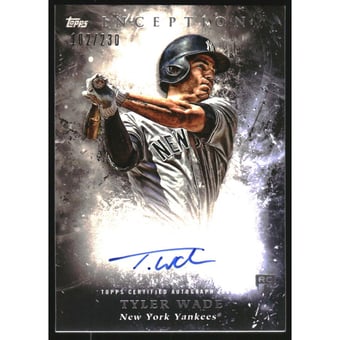2018 Topps Inception Rookies and Emerging Stars Autographs #RESTW Tyler Wade/230