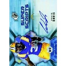 2007 SPx Super Scripts Autographs #SSCD Craig Buster Davis