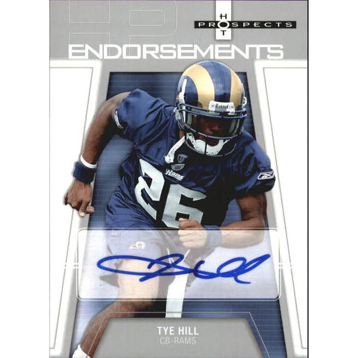 2006 Hot Prospects Endorsements #HPHI Tye Hill SP