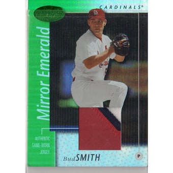2002 Leaf Certified Mirror Emerald #88 Bud Smith Jsy