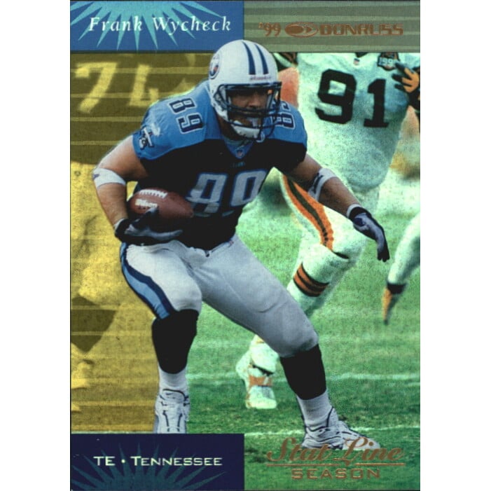 1999 Donruss Stat Line Season #134 Frank Wycheck/38. rookie card picture