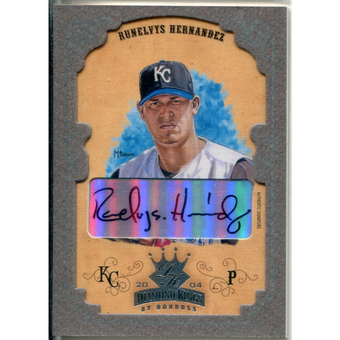 2004 Diamond Kings DK Signatures Framed Silver #73 Runelvys Hernandez/15