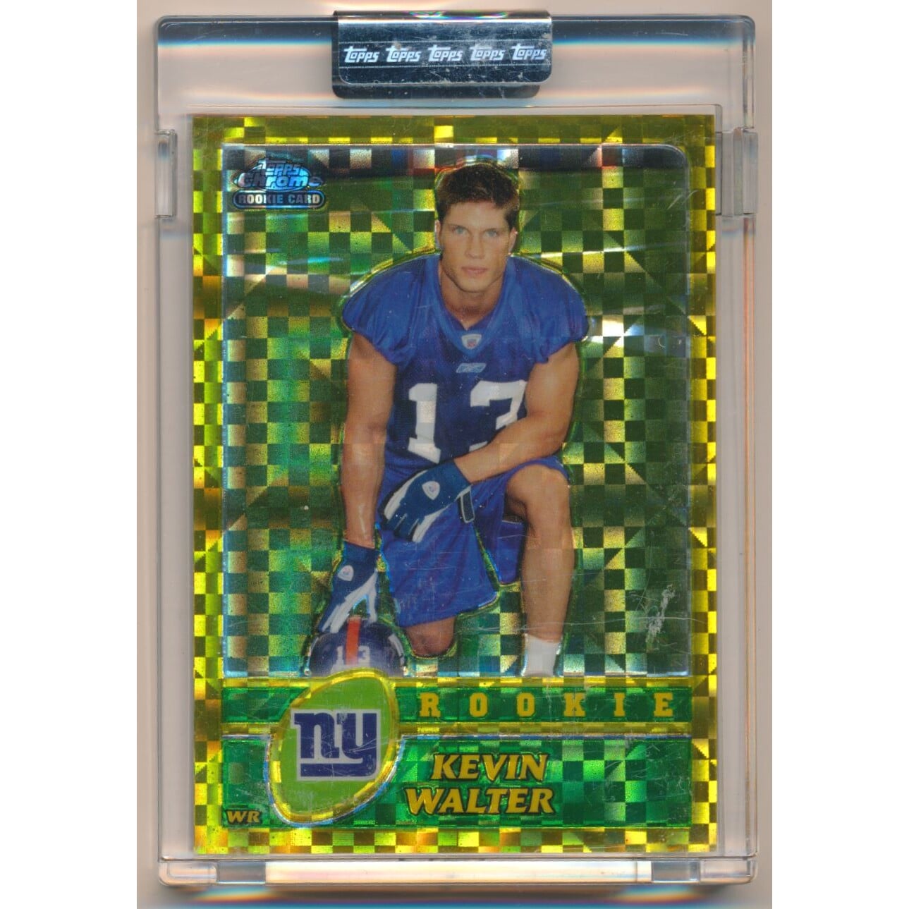 2003 Topps Chrome Gold Xfractors #243 Kevin Walter. rookie card picture
