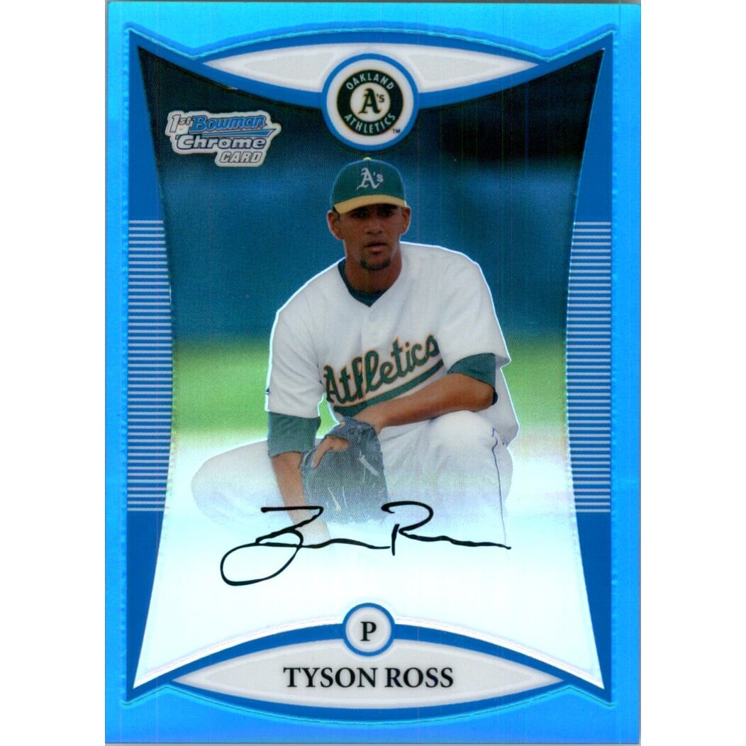 2008 Bowman Chrome Draft Prospects Blue Refractors #BDPP48 Tyson Ross DP. rookie card picture