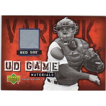 2006 Upper Deck UD Game Materials #JV Jason Varitek Jsy S2