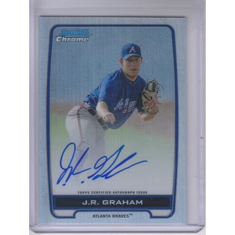 2012 Bowman Chrome Prospect Autographs Refractors #JRG J.R. Graham