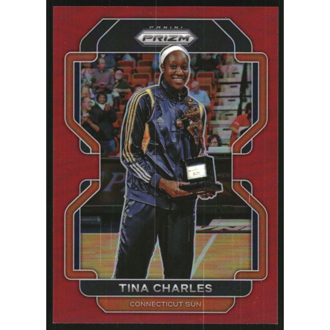 2022 Panini Prizm WNBA Prizms Red #200 Tina Charles. rookie card picture