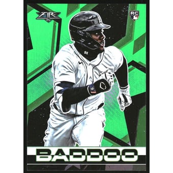 2021 Topps Fire Green #101 Akil Baddoo