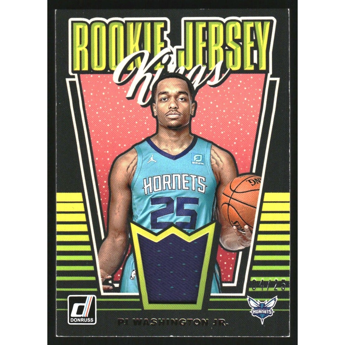 2019-20 Donruss Rookie Jersey Kings Prime #11 PJ Washington Jr.
