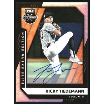 2021 Elite Extra Edition Signatures #91 Ricky Tiedemann