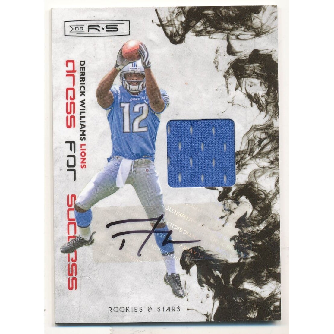 2009 Donruss Rookies and Stars Dress for Success Jerseys Autographs #29 Derrick Williams/100. rookie card picture