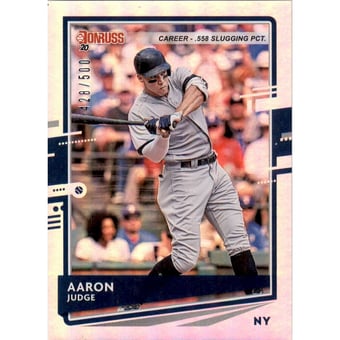 2020 Donruss Career Stat Line #111 Aaron Judge/500