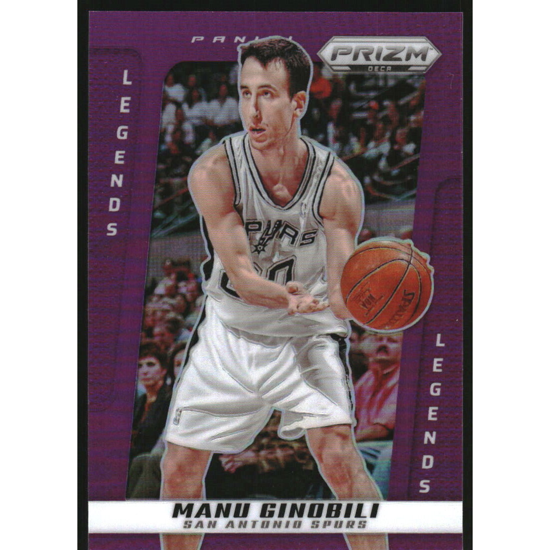 2024-25 Prizm Deca Prizms Purple #236 Manu Ginobili LEG 2024-25 Prizm Deca Prizms Purple #236 Manu Ginobili LEG