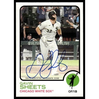 2022 Topps Heritage Real One Autographs #ROAGS Gavin Sheets