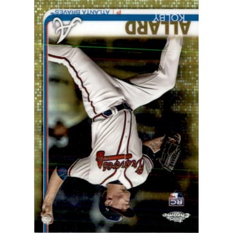 2019 Topps Chrome Gold Refractors #99 Kolby Allard