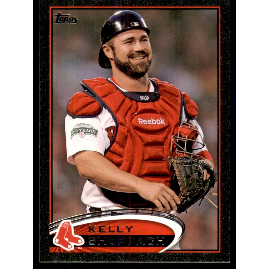 2012 Topps Update Black #US310 Kelly Shoppach. rookie card picture