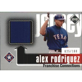 2002 Upper Deck Diamond Connection #354 Alex Rodriguez FC Jsy