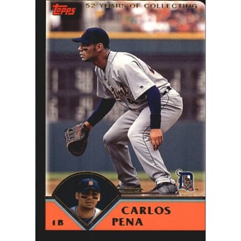 2003 Topps Black #416 Carlos Pena