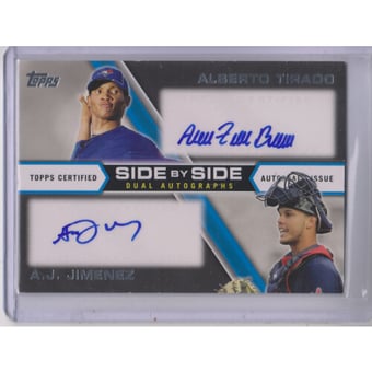 2013 Topps Pro Debut Side By Side Dual Autographs #TJ Alberto Tirado/A.J. Jimenez