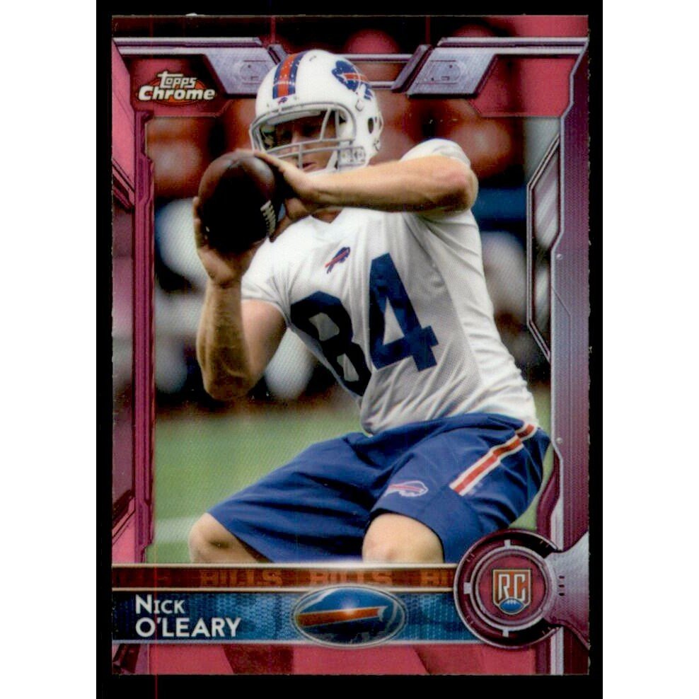 2015 Topps Chrome Mini Pink Refractors #144 Nick O'Leary. rookie card picture