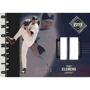 2002 Upper Deck Diamond Connection #266 Roger Clemens DC Jsy