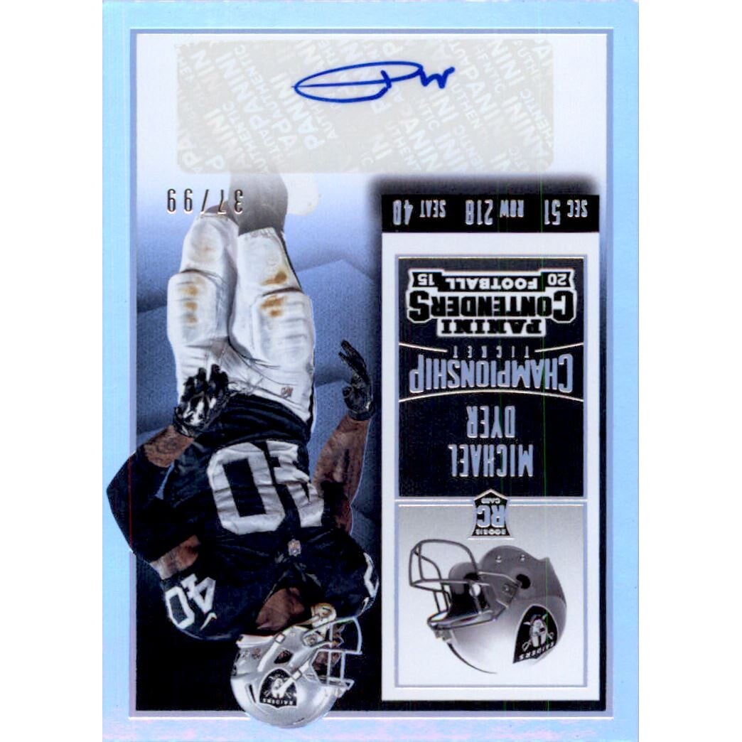 2015 Panini Contenders Championship Ticket #169 Michael Dyer AU/99
