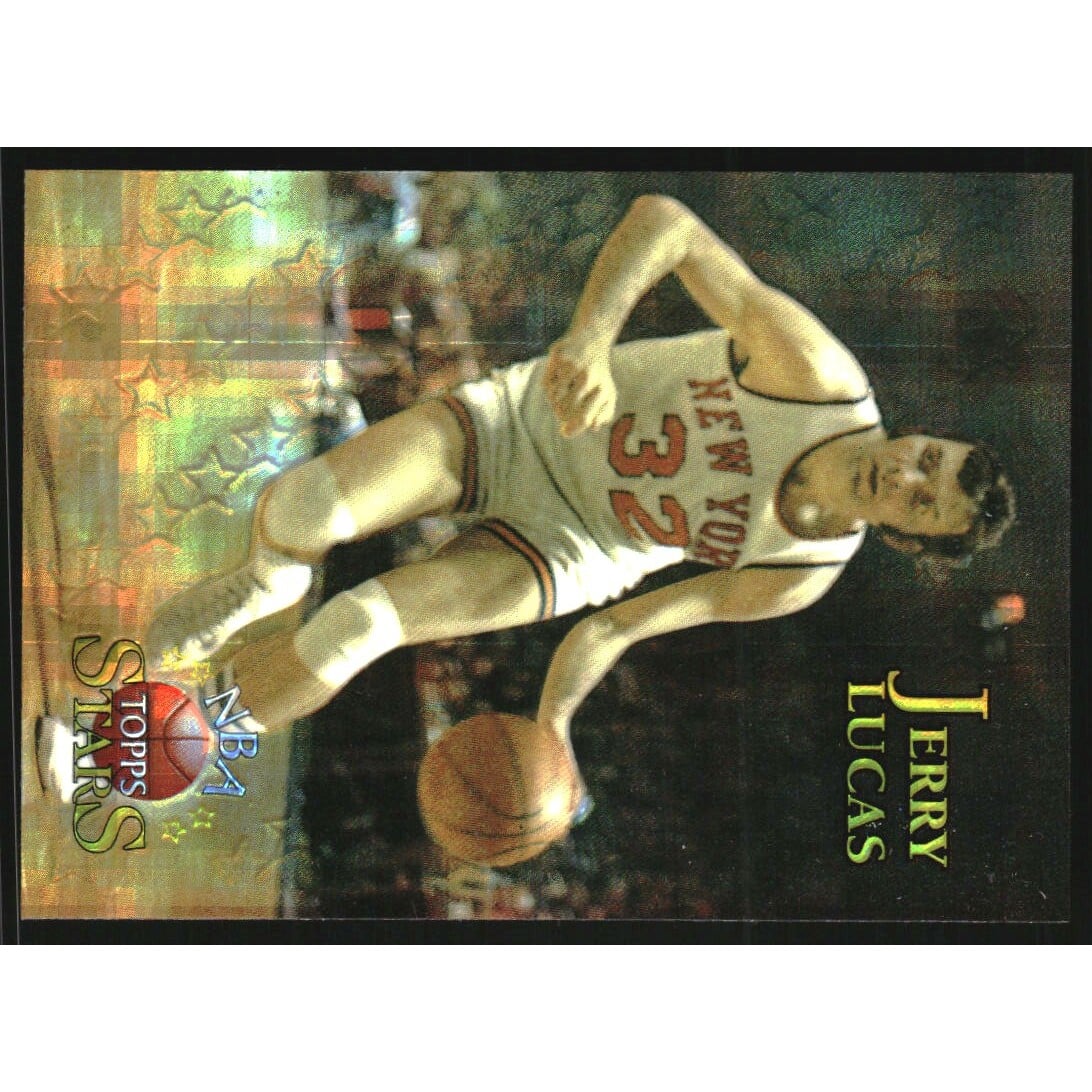 1996 Topps Stars Finest Atomic Refractors #125 Jerry Lucas. rookie card picture