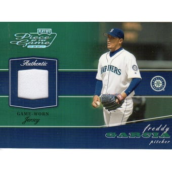 2002 Playoff Piece of the Game Materials Silver #24 Freddy Garcia Jsy