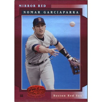2001 Leaf Certified Materials Mirror Red #17 Nomar Garciaparra