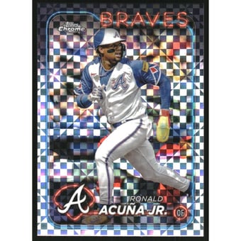 2024 Topps Chrome X-fractors #250 Ronald Acuna Jr.