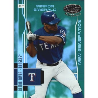 2003 Leaf Certified Materials Mirror Emerald #254 Ramon Nivar NG