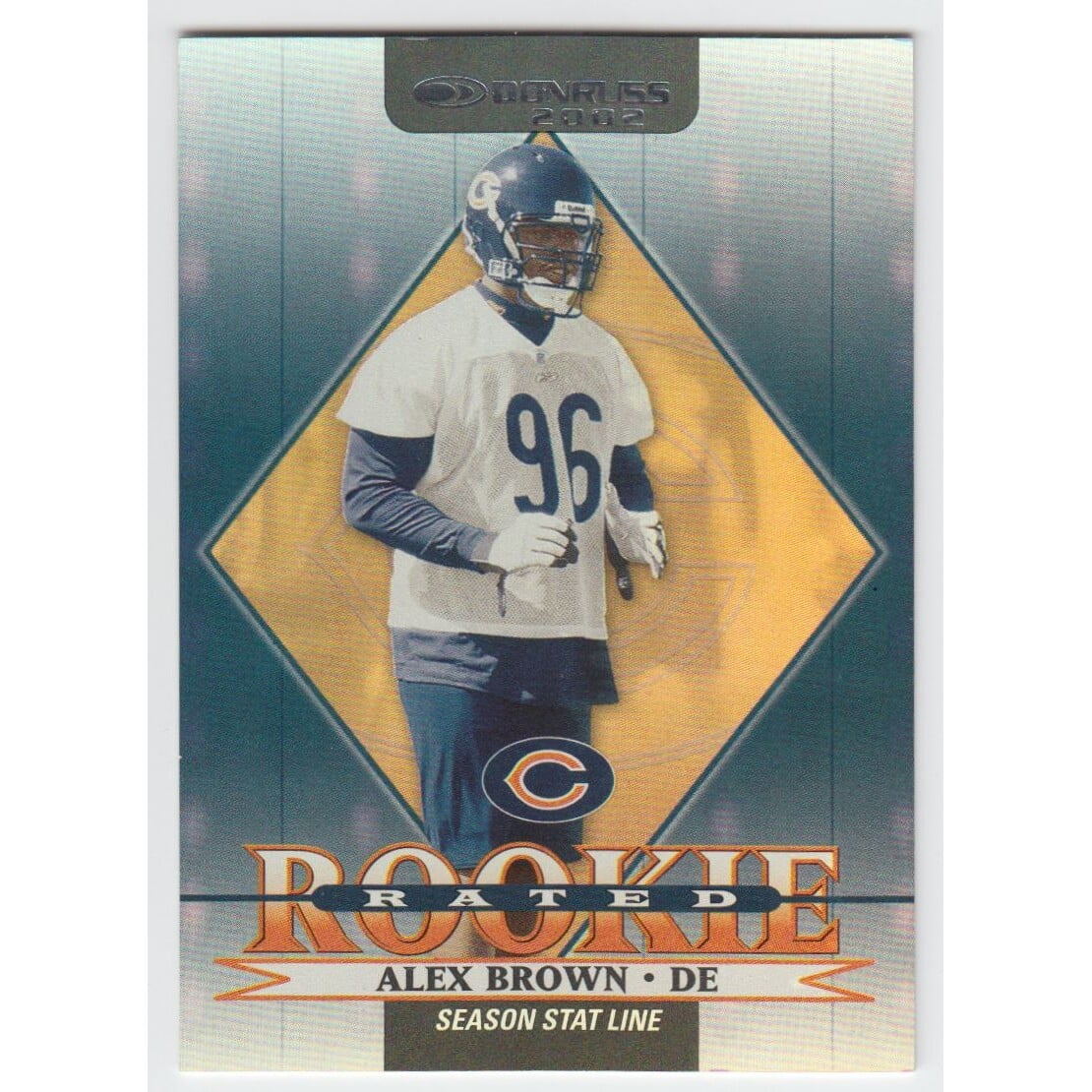 2002 Donruss Stat Line Season #272 Alex Brown/50. rookie card picture